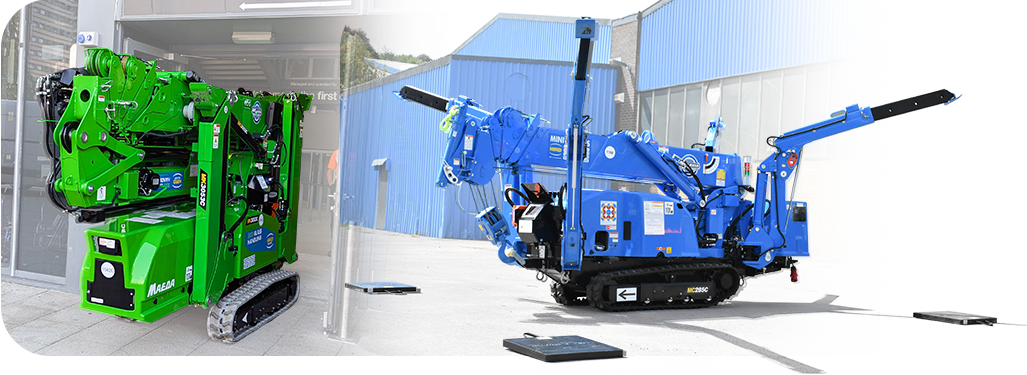 Compact versatility eco mini cranes