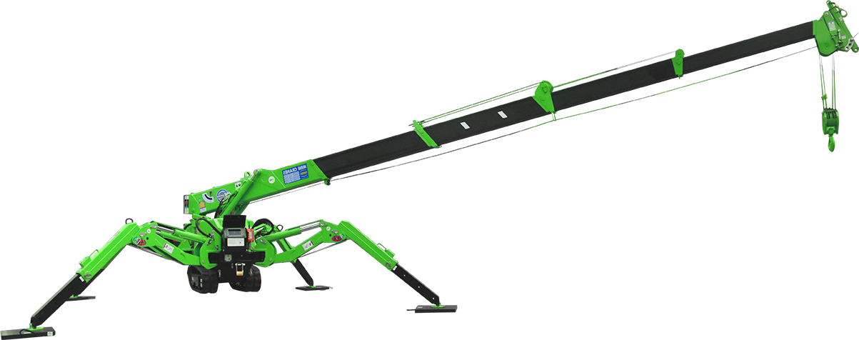 Maeda Spider Crane – Boom Extended
